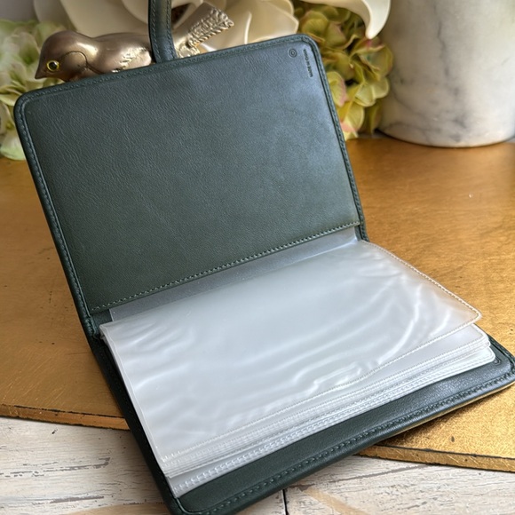 NWOT! Coach Photo Album in Forest Green Leather - Picture 6 of 11